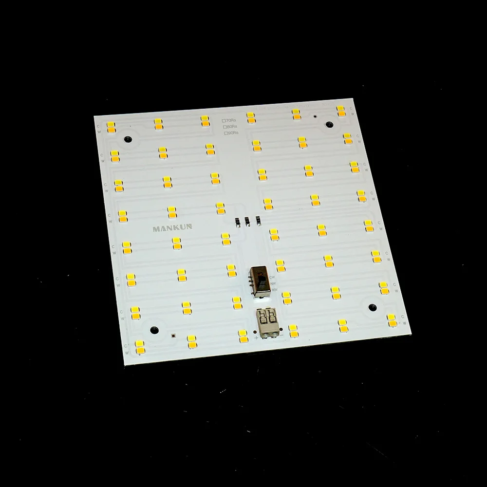 led panel light module with 3 switch,DC36V 96leds 20W double color led pcb board module