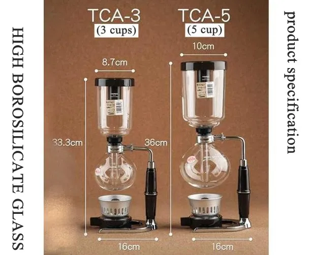 3/5cup Syphon Coffee Maker/Siphon Coffee Maker/Siphon Brewer