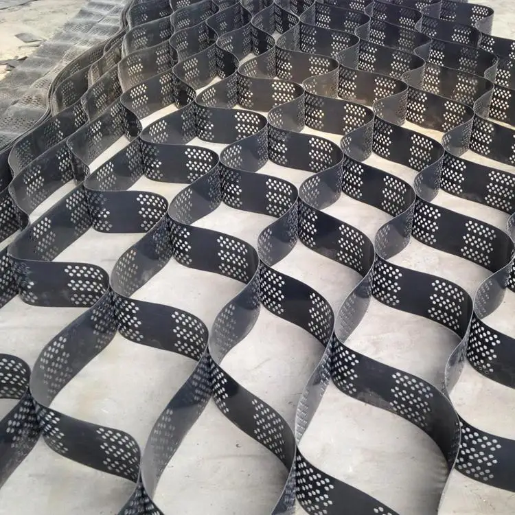 Geocell Production Line Geo Cell Soil Geocell Price Plastic HDPE Textured Geocell Road or OEM HDPE Material Industrial CN;SHN