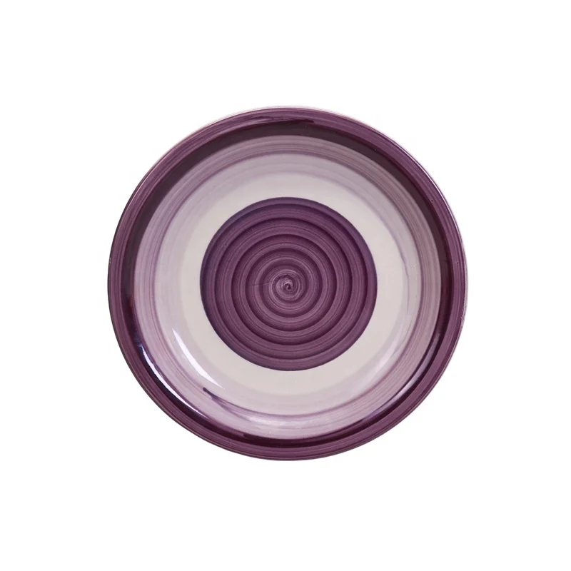 New Style China Tableware Ceramic Cake Dinner Plate Manufacturer Colorful Plates For Restaurant