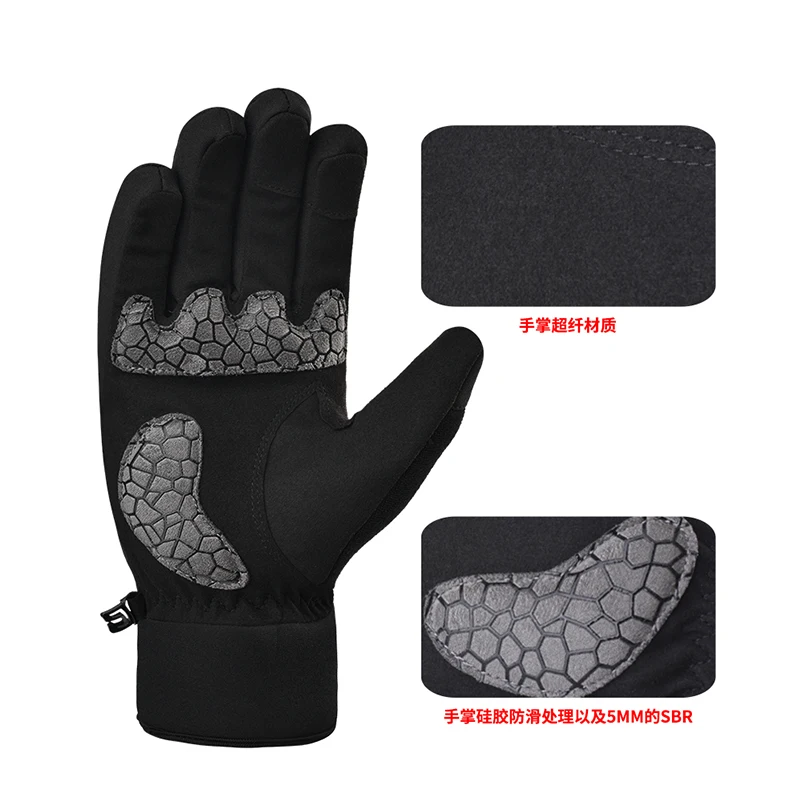 HBG 1387 Winter Warm Snow Glove Waterproof Ski Mittens Gloves Manufacturer Full Finger Snowboard Glove