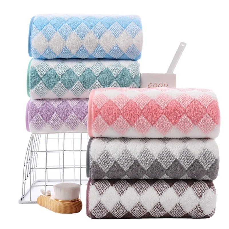Оптовая продажа, банное полотенце из микрофибры, Подарочное полотенце для мытья лица, полотенце для ванной комнаты