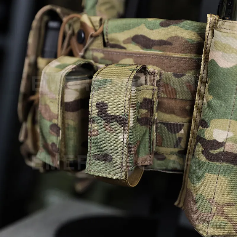 Emersoongear Cordura 500D нейлоновая многоцелевая тактическая сумка двойные 40 мм мешочки для гранат в стиле LBT