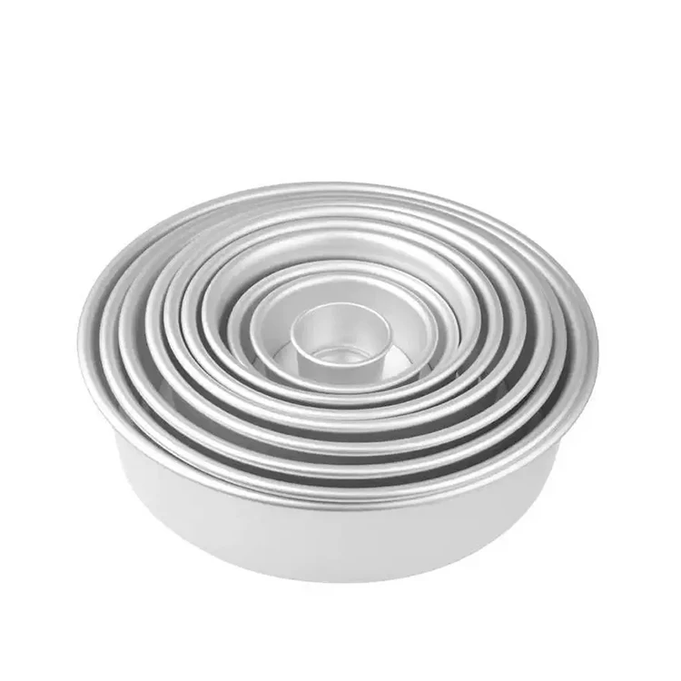 Non-stick Bakeware Baking Tool 10 inches Round Removable Cheesecake Cake Tools Aluminum Pans