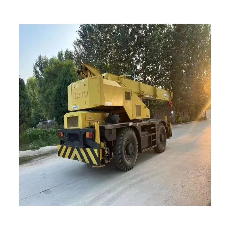 25Ton Japan kobelco RK250 rough terrain crane /used truck crane for sale