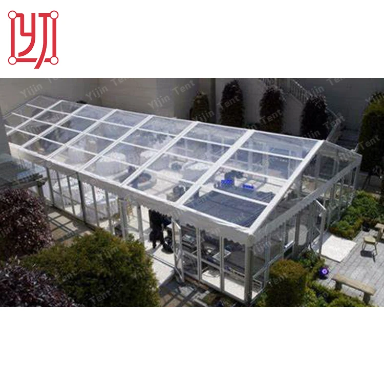20 by 30 clear pvc tarpaulin exclusive wedding frame tent for party customize logo