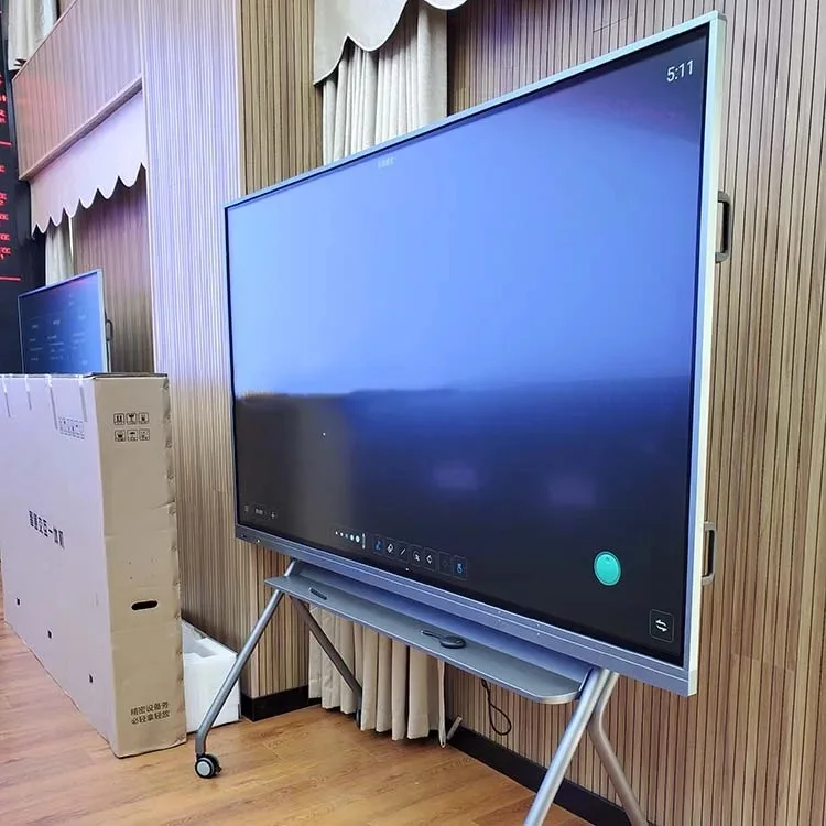 Высококачественная 75-дюймовая Android Smart Screen Panel TV 110-дюймовая интерактивная доска для школьного использования Светодиодная панель