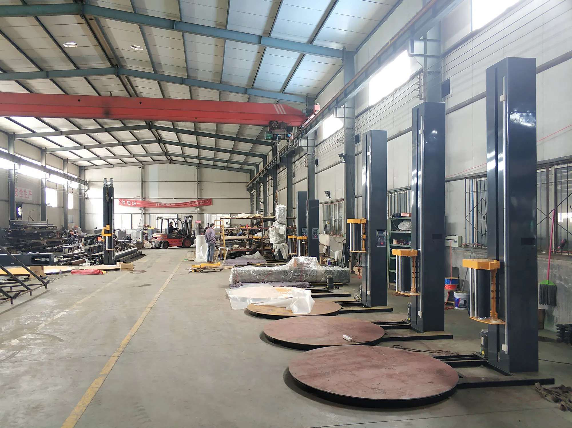 T1650F automatic stretch wrap machine/pallet stretch wrapper machine