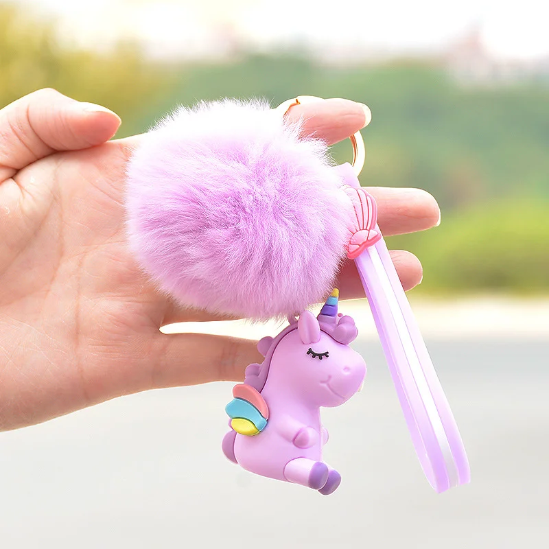 15+ years factory wholesale promotional gift unicorn wristlet joltik plush key chains for girls