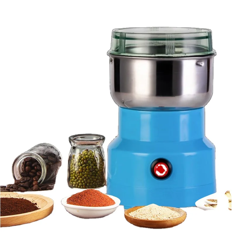 OEM Mini Electric Coffee Grinder Pepper Mixer Blender for Home Nuts Spices Kitchen Coffee Bean Chopper Grains Machine Plastic CE