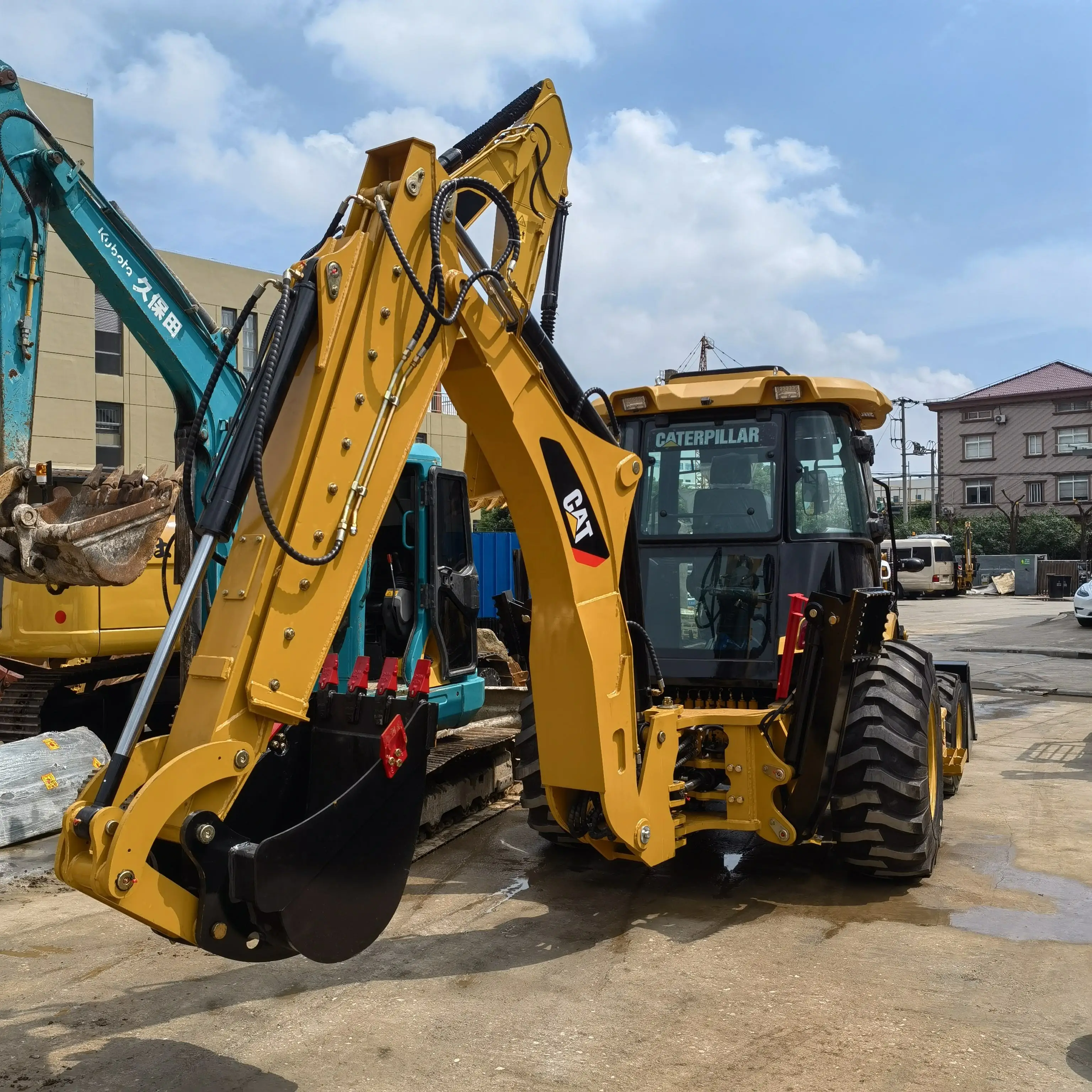 new arrival EPA EURO5 towable backhoe Loader mini backhoe tractor large loader for sale in stock