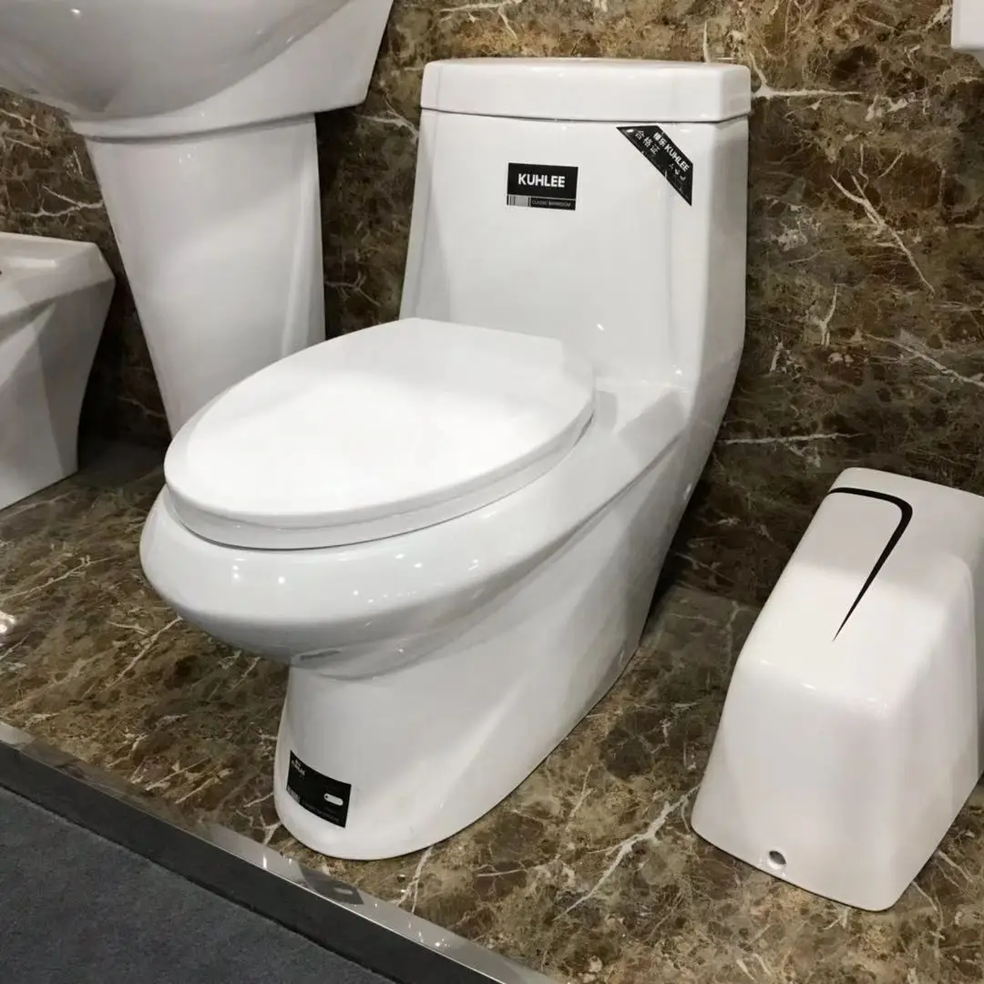 Hot Selling Sanitary Ware Toilet Suite Factory Ceramics Public WC Bathroom One Piece Toilet Seat Equipment For Home