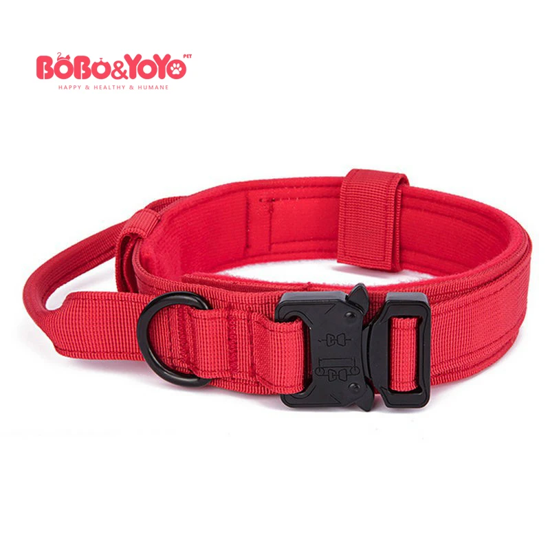 Manufacturers Heavy Weight Large Big Durable Basic Plain Accessories Tracking Running Training Nylon Pet Dog Collars
