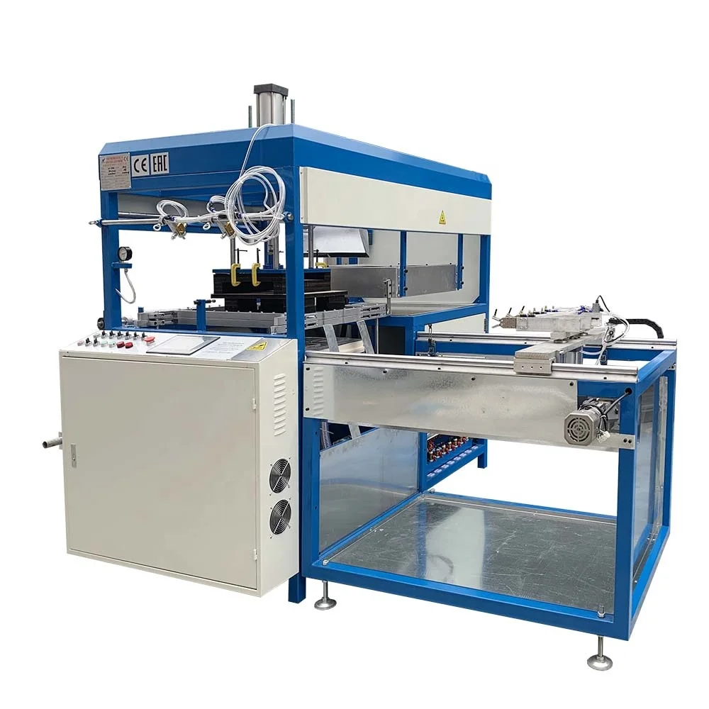 Plastic thermoforming egg tray blister forming machine disposable food container making