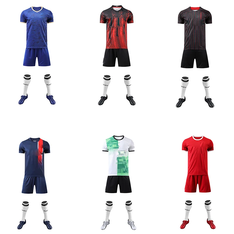 2023-24 новейшие Клубные футбольные Джерси Тайланд Футбольная форма универсальная спортивная одежда быстросохнущая