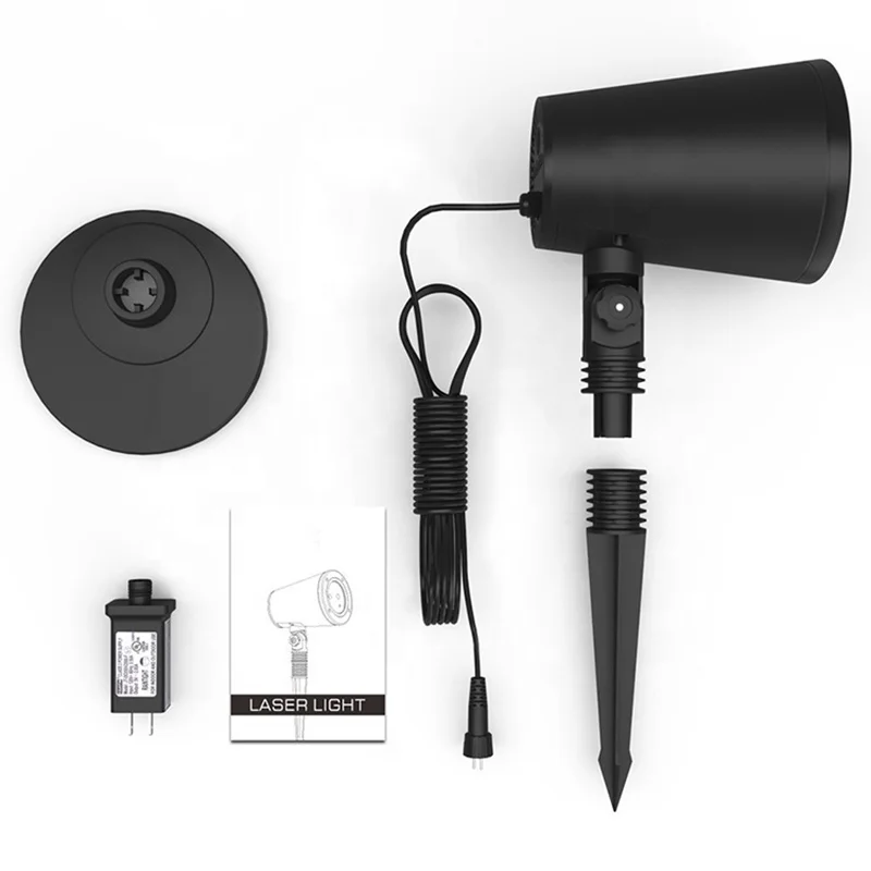 Motion Red Green Star Laser Projection Light with Night Sensor and Built-in Timer for Home Parties