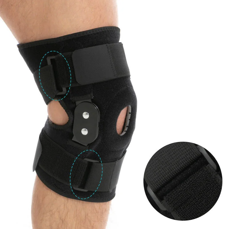 Wholesale neoprene adjustable medical aluminium hinged orthopedic knee support brace