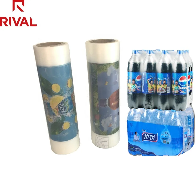 5 Layer Blown Custom Flexo Printing Transparent Plastic Film Packing Heat Shrink Film for Yogurt