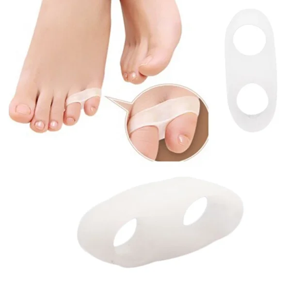 
Pad On The Toe Little Thumb Silicone Daily Use Toe Bunion Corrector Guard Straightener Finger Toe Separator Foot Care Tool 