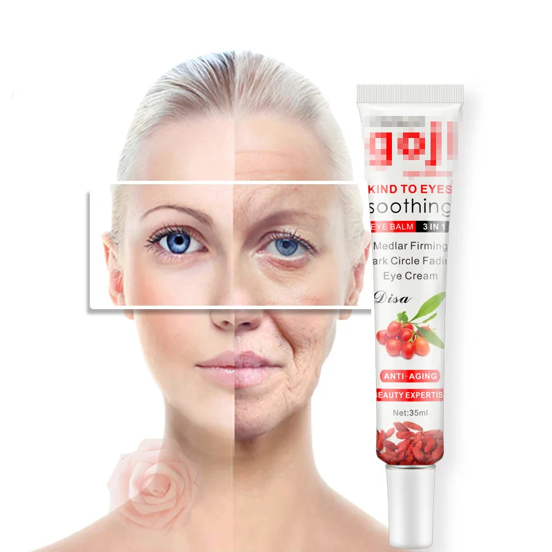 OEM  Original Herbal Remove Dark Circles Eye Cream Whitening Anti Aging Red Goji Berry Face Cream