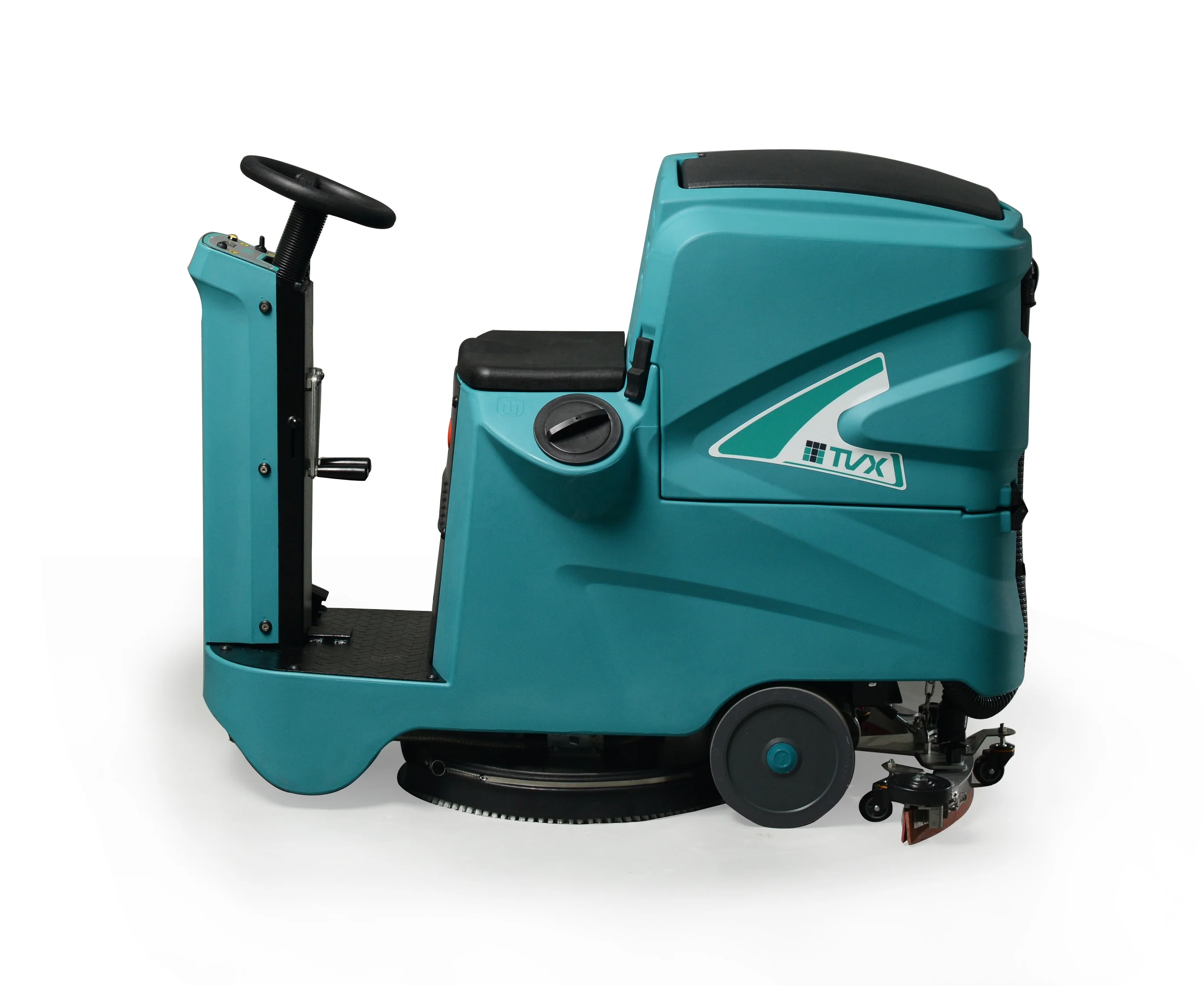 Auto Ride-On Floor Scrubber TVX Cleaning Traction Scrubber Floor Cleaning Sweeper