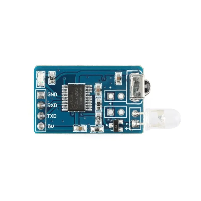 Infrared decoding module encoding infrared wireless communication NEC code Receive and transmit serial