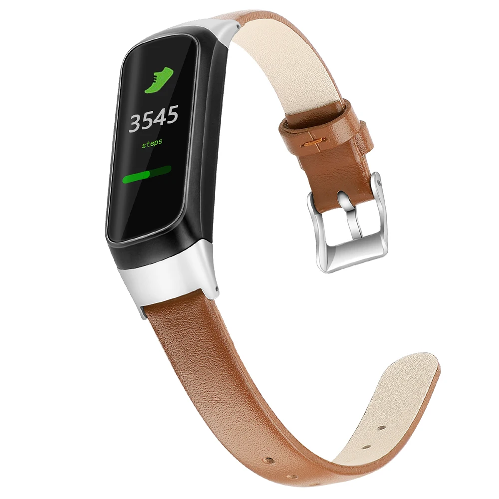 
 Оптовая продажа, разноцветный тонкий ремешок из натуральной кожи для часов Samsung FIT E  