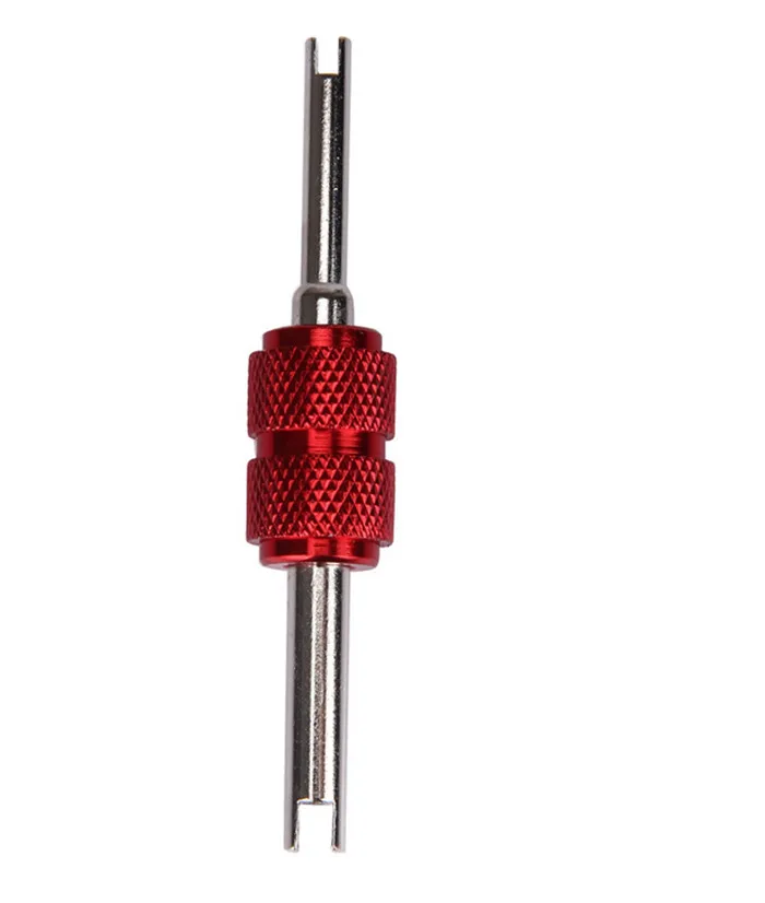 Hot Two-purpose Double-headed Car Air-conditioning Valve Core Key Threading Door Core Tool Tire Valve Core Disassembly Wrench