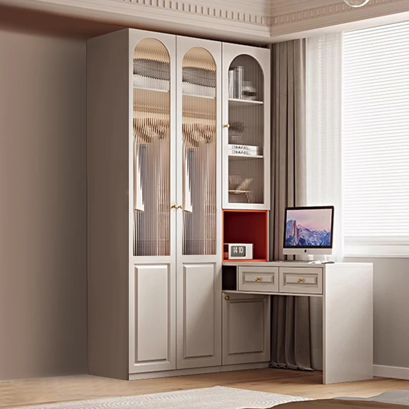 Modern closet organizers wooden wardrobe cabinets for clothes bedroom wardrobes With Dresser