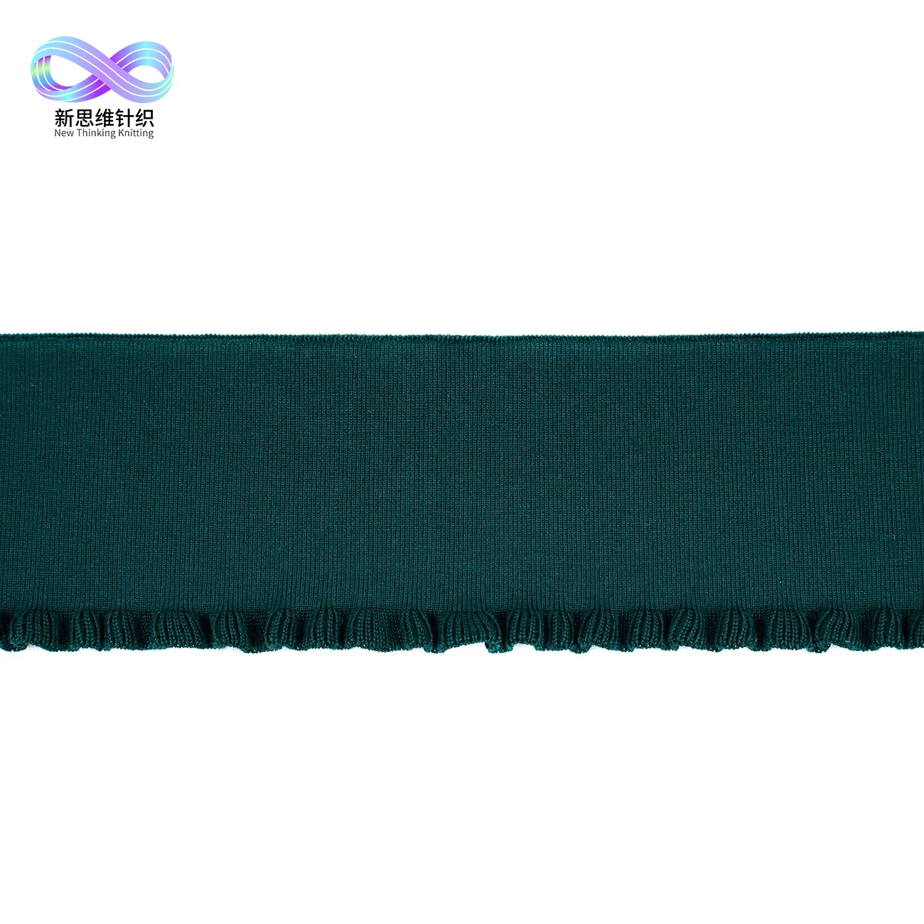 
Custom color mercerized cotton flat 1x1 rib knitting fabric for clothing accessories 