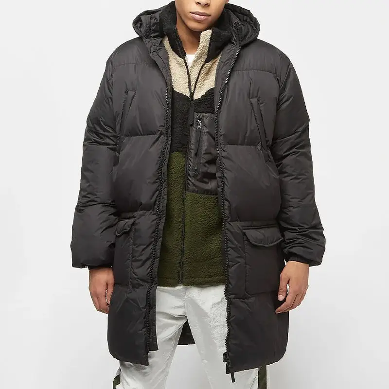 Oem Bubble Padded Winter Low Moq Manufacturers Designer Custom Logo Duck Goose Down Coat Women Men Long Puffer Jacket