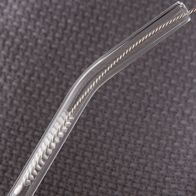 High quality glass tube metal cleaning brush vacuum cleaner drinking water pipe