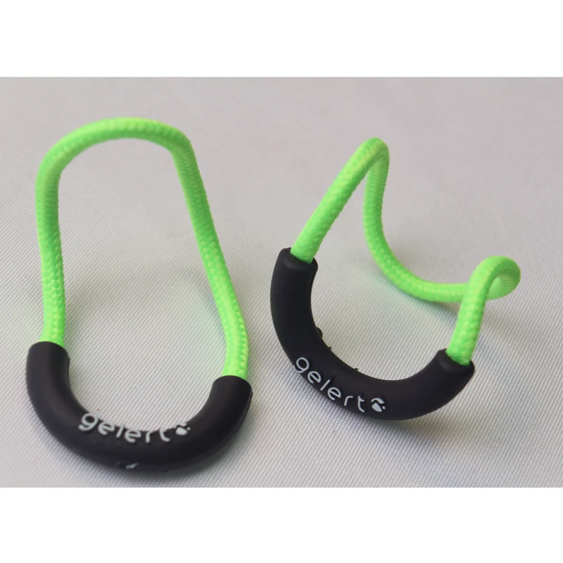 
Good Quality Zipper Puller Slider Zip Tags Cord U shape rope soft rubber zipper pul 