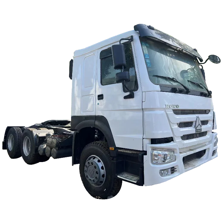 Хорошее состояние Подержанный трактор грузовик 6x4 10 шин тягач для грузовиков