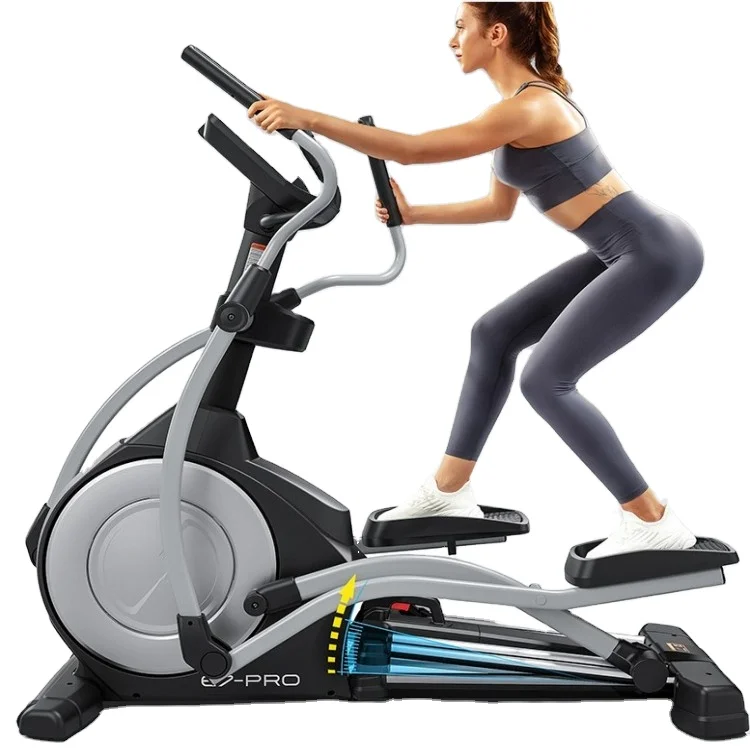 Professional factory resistance adjustment  gym commercial elliptical machine E7
