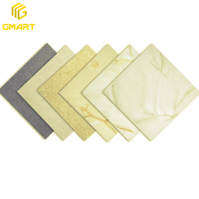 Gmart Cheap Price Marble Wood Pvc Vinyl Material Lvt Flooring Sticker Piso Vinilico Adhesivo Piso Self Adhesive Vinyl Flooring