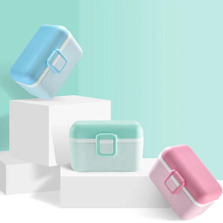 BPA Free 1600ml Infant Powder Milk Container Large Capacity Food Snack Storage Box with Scoop