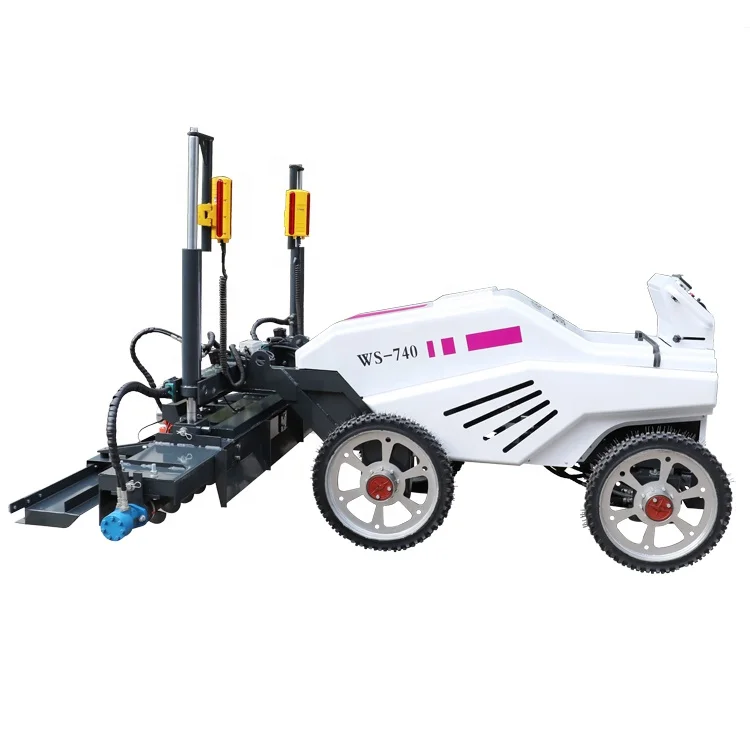 VANSE WS740 High Efficiency Land Ground Tool Ride-On Automatic Vibratory Floor Paving Concrete Laser Leveling Machine