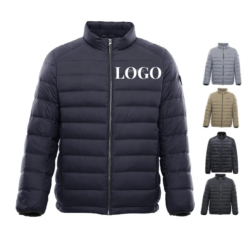 Фабричные мужские пальто индивидуальная зимняя куртка Мужская Легкая куртка-пуховик ультралегкое пуховое для мужчин