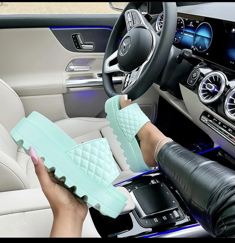 2021 г., модные летние женские босоножки на платформе, босоножки на высоком каблуке замшевые женские босоножки на платформе, на среднем каблуке