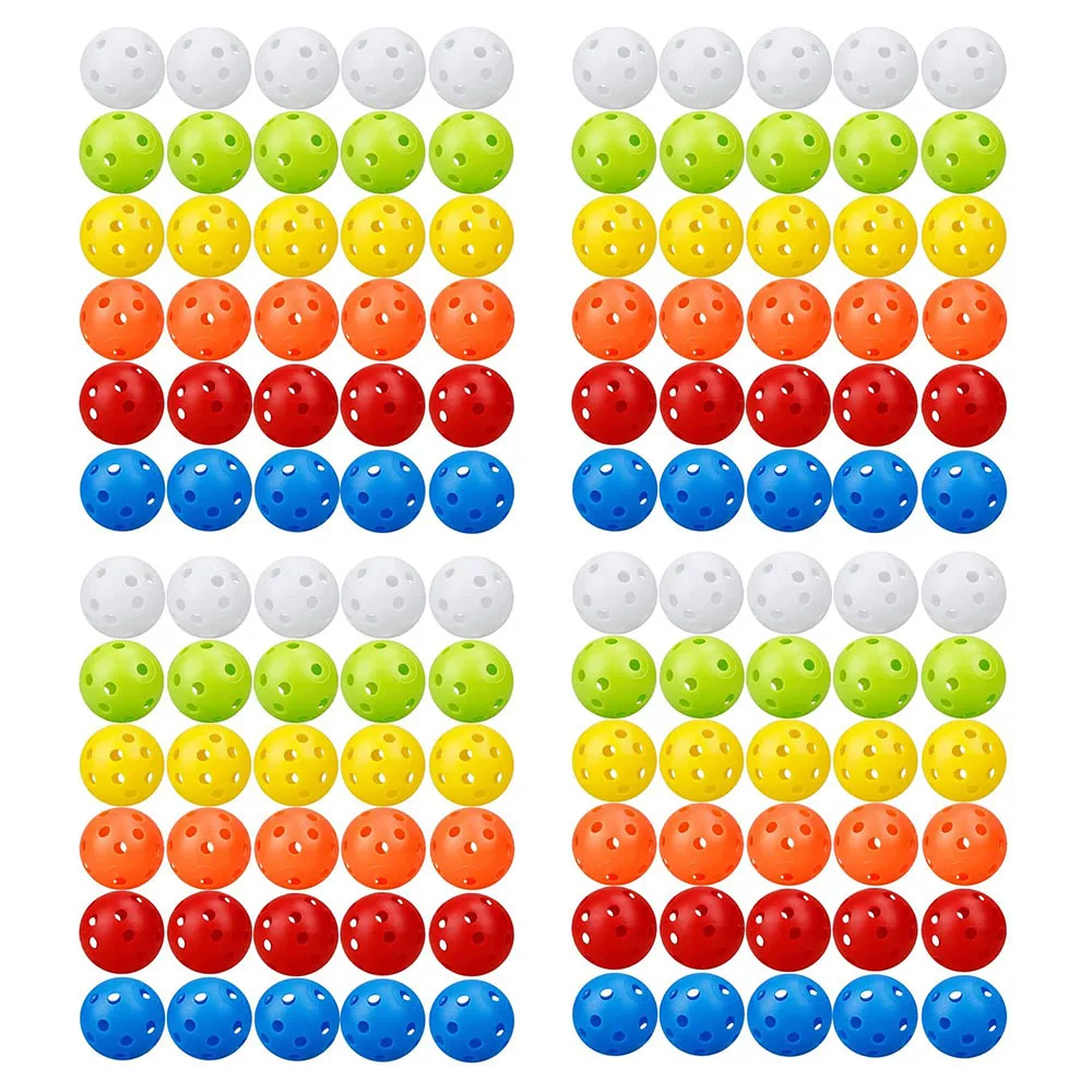 Golf Practice Holes Ultralight Plastic 26 Holes Hollow Golf Ball For Home Swing Training