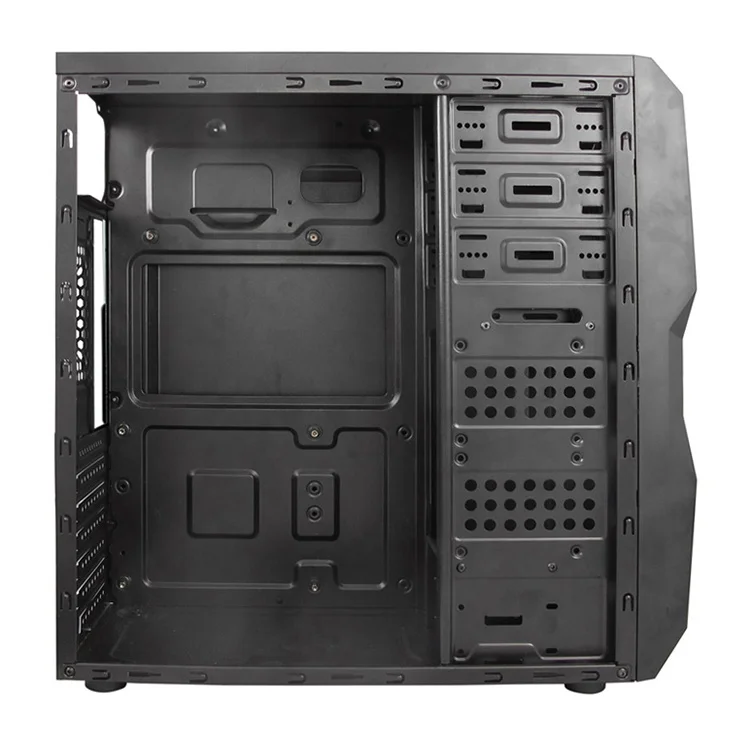 C01-B42 впрыска Drawbench панель Черный 120 мм вентилятор компьютерный шкаф