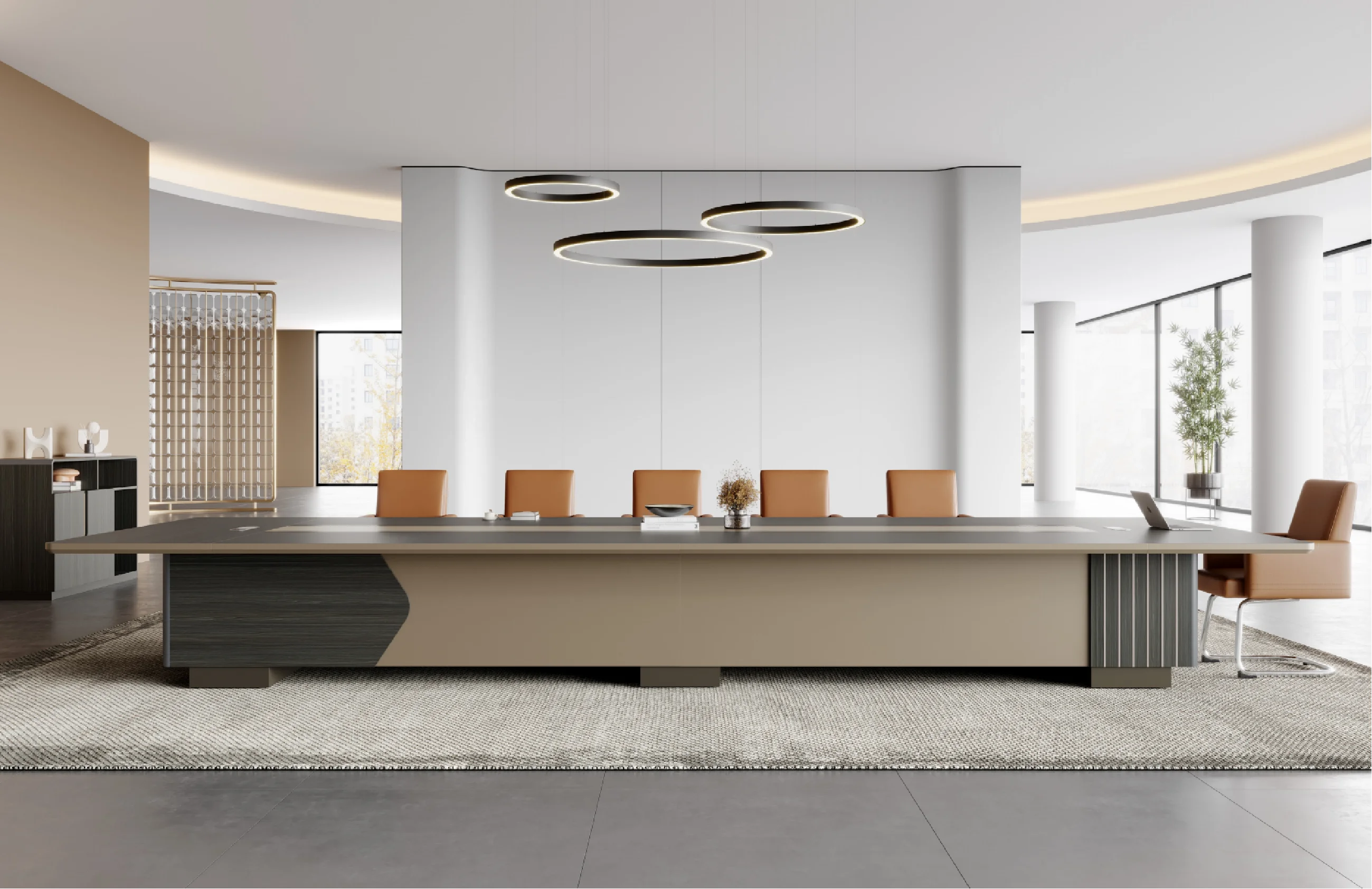 Оптовая продажа современная офисная мебель большие столы для конференц-залов деревянные 10 14 18 20 человек прямоугольный стол переговоров