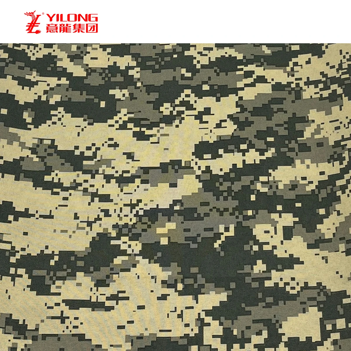 YI LONG Factory Ex-factory Price Wholesale Milispec Polycotton Pixel Digital Camouflage For Greek Letter Apparel Uniform