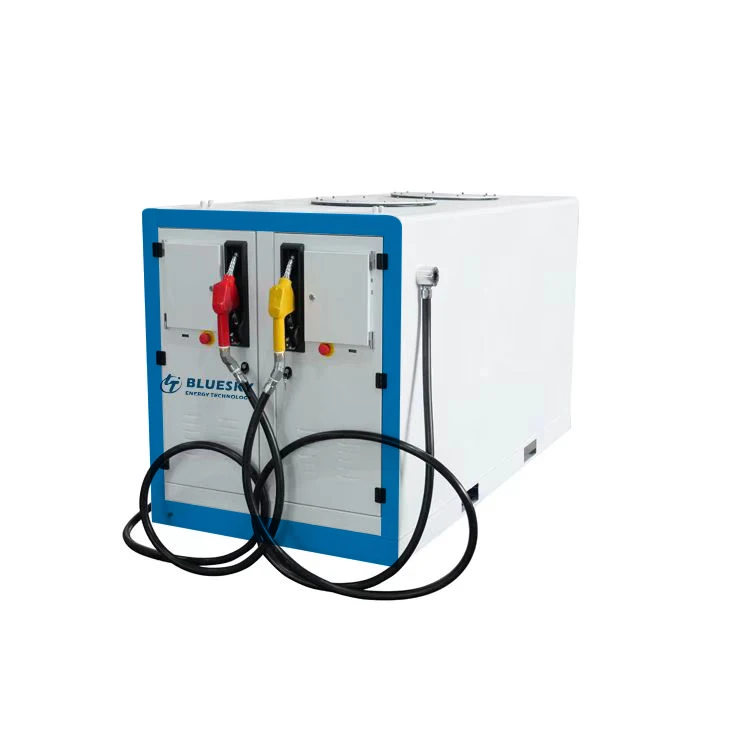 Bluesky Portable Diesel Petrol Skid Mobile Fuel Gas Station Container Mini Fuel Station Service Equipment