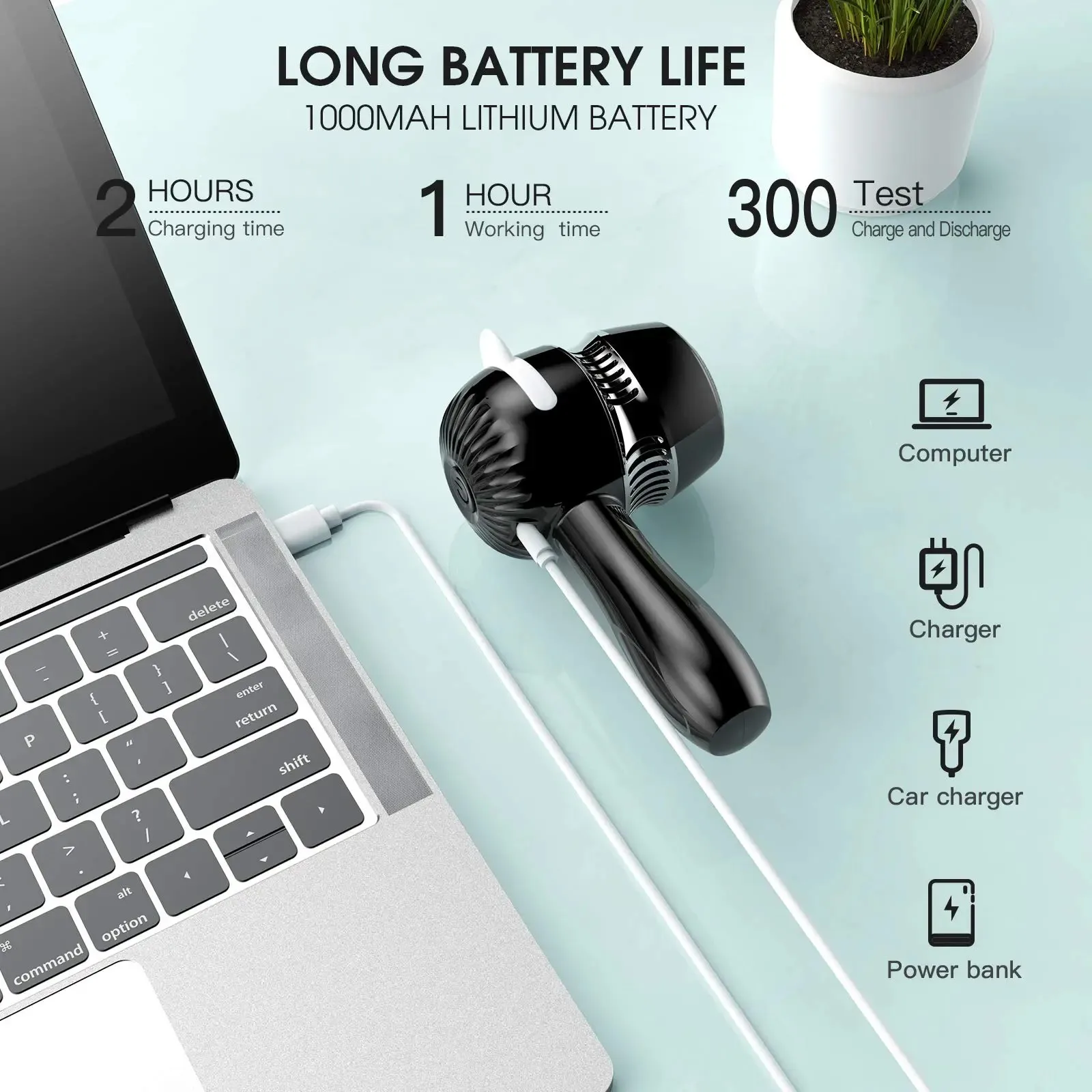 Rechargeable Pedicure Sander Dead Skin Foot Callus Remover Electric Foot File