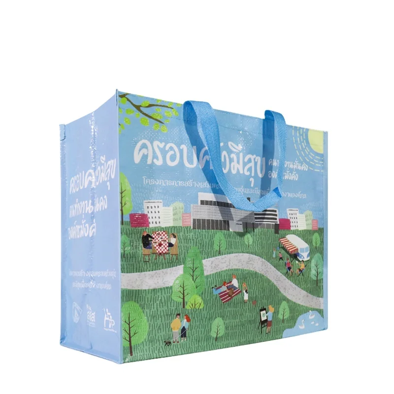 Guaranteed Quality Unique PP Plastic Woven Bag PP Woven Bag Raw Material Eco Friendly Packaging PP Bag Non Woven Shopping Tote