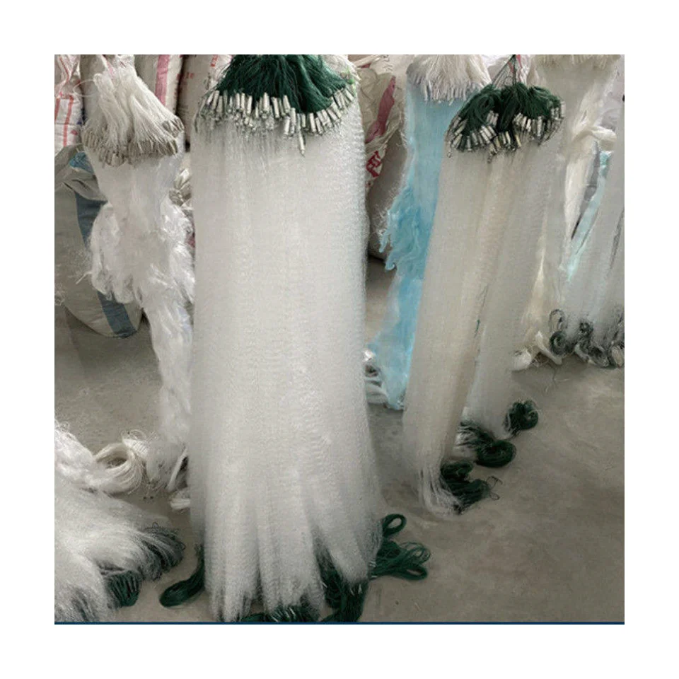 Monofilament 10m-100m Length 0.8m-1.8m-2m-3m-4m-5m Height Customized Nylon Monofilament 3 Layers Fishing Gill Net for fishing