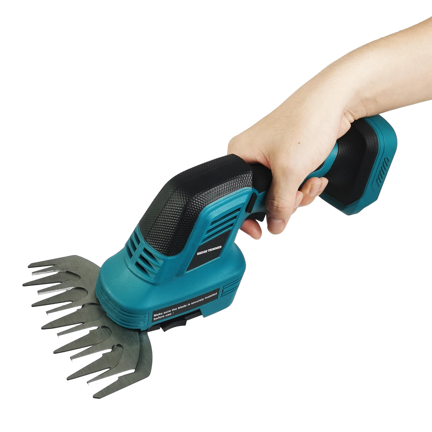 VERTAK 20V Portable Cordless Hedge Trimmer 2 in 1 Grass Shear Electric Weed Grass Cutter Shrubbery Trimmer for Garden Lawn