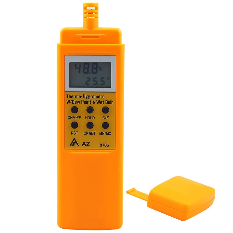 Ручной гигротермограф AZ8705 термометр для измерения влажности и с измерителем точки росы